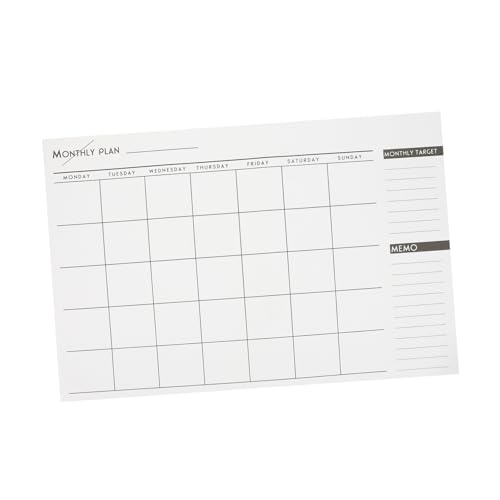 TEHAUX 1 Stück 2022 Zeitplan akademisch Monatsplan Notizblock Tagesablauf Monatsplan 2022 Monatlicher Kalender lernplaner studienplaner schülerkalender Arbeitsplan Agenda-Notizbuch Papier von TEHAUX