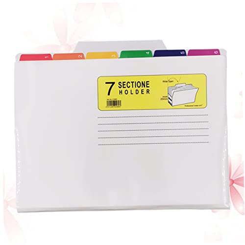 TEHAUX 1 Stück Ordner Für Office-projektdateien Organisator Aus Papier Dokumentieren Bindemittel Dateiorganisator Ordner Aus Papier Datei-organizer Erweitern Aktenkästen Behälter Weiß von TEHAUX