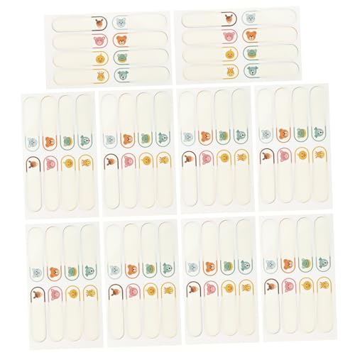 TEHAUX 10 Blatt inspirierende Aufkleber Schild ästhetisch Name Karikatur scheckheft scrapbbok dekoringe sticker Belohnungsaufkleber Geschenkverzierung Aufkleber aus synthetischem Papier von TEHAUX