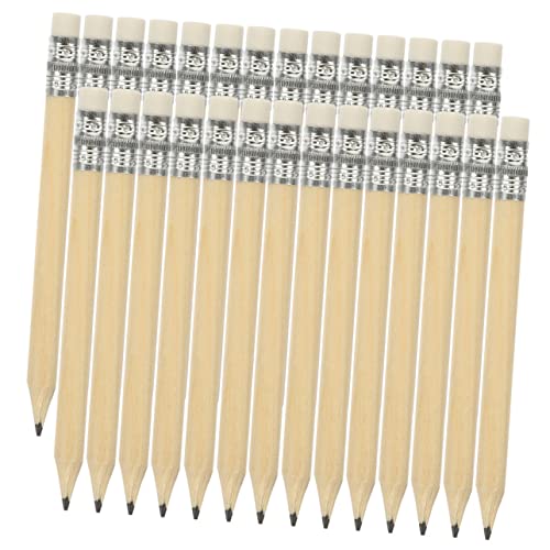 TEHAUX 100 Stück Rundstift Gelb Holzkohle radierbare kurze Bleistifte kurze Schreibstifte kurzer Zeichenstift kleine Holzstifte löschbare Stifte kleine Stifte hölzern TEHAUX 100 Stück Rundstift Gelb Holzkohle radierbare kurze Bleistifte kurze Schreibstifte kurzer Zeichenstift kleine Holzstifte löschbare Stifte kleine Stifte hölzern von TEHAUX