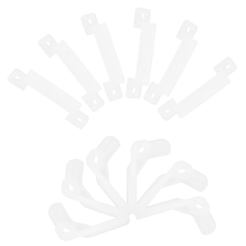 TEHAUX 10Sätze Deckenlampenklammern Kunststoff Clips Für Deckenmontage Schnallen Für Deckenleuchten Langlebige Halterungen Einfach Zu Installieren Für Verschiedene von TEHAUX