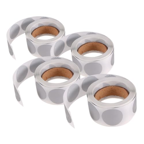 TEHAUX 1200 Stück Kratzen Sie selbst klebendes Papier Silberaufkleber aufkleber für den flohmarkt Runde Etikettenaufkleber Verpackungsaufkleber Abstimmungsaufkleber selbstklebendes Papier TEHAUX 1200 Stück Kratzen Sie selbst klebendes Papier Silberaufkleber aufkleber für den flohmarkt Runde Etikettenaufkleber Verpackungsaufkleber Abstimmungsaufkleber selbstklebendes Papier von TEHAUX
