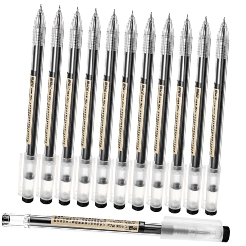 TEHAUX 12Stücke Gelstift Vollnadel Tintenroller Für Bürobedarf Schreiben Ergonomisches Design Langlebig Und Tragbar Für Schule Und Zuhause TEHAUX 12Stücke Gelstift Vollnadel Tintenroller Für Bürobedarf Schreiben Ergonomisches Design Langlebig Und Tragbar Für Schule Und Zuhause von TEHAUX
