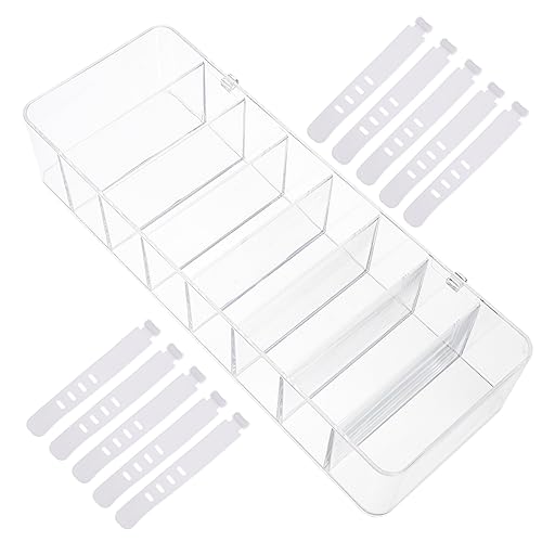 TEHAUX 1Satz Kabelorganisator Kabelverwaltungsbox Mit Kabelbändern Für Aufgeräumte Elektronik Datenkabel Für Schreibtisch Haushalt Transparent TEHAUX 1Satz Kabelorganisator Kabelverwaltungsbox Mit Kabelbändern Für Aufgeräumte Elektronik Datenkabel Für Schreibtisch Haushalt Transparent von TEHAUX