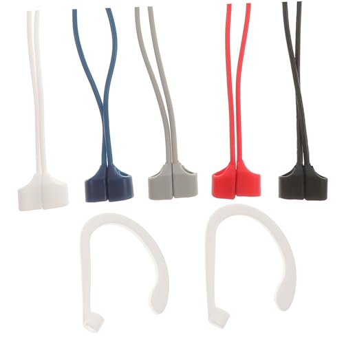TEHAUX 1Satz Magnetisches Silikon Ohrhörer Lanyard Teilig Verlust Kordel für Ergonomisch Hautfreundlich TEHAUX 1Satz Magnetisches Silikon Ohrhörer Lanyard Teilig Verlust Kordel für Ergonomisch Hautfreundlich von TEHAUX
