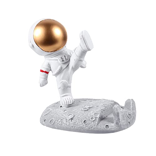 TEHAUX 1Stück Kreative Astronaut Handyhalterung Stilvolle Telefondock zur Dekoration Langlebig für Horizontale Vertikale Nutzung für Schreibtisch Zuhause TEHAUX 1Stück Kreative Astronaut Handyhalterung Stilvolle Telefondock zur Dekoration Langlebig für Horizontale Vertikale Nutzung für Schreibtisch Zuhause von TEHAUX