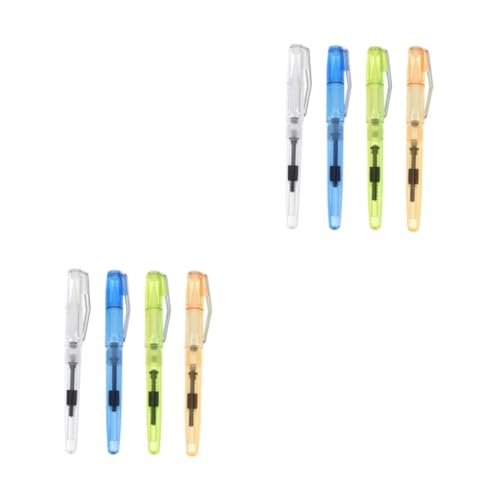 TEHAUX 2 Sätze Füllerbürste Schreibstift Stifte Kinderhandwerk Schreibkladde Kalligraphie Stift Kalligrafiestift Im Füllfederhalter-stil Wasserpinsel Tinte Stift Nylon 4 Stücke * 2 von TEHAUX