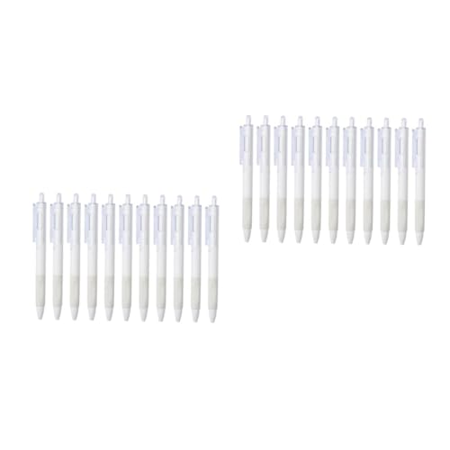 TEHAUX 2 Sätze Schwarzer Markierstift Druckstifte Feine Spitze Stifte Haushalt Schülerstifte Schulschreibstifte Büroarbeit Schreibstifte Druckstifte Gelstifte Für Büro Schule 10 Stück * 2 von TEHAUX