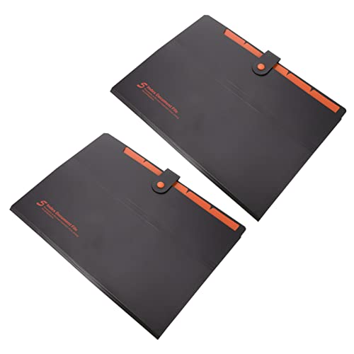 TEHAUX 2 Stück Aktentasche Akkordeon Tragbar Datei-organizer-ordner Multi Bunt Lagerung Erweitern Aufbewahrungstasche Office-dokumentenordner Datei-organizer-tasche Dateiorganisator Pp von TEHAUX