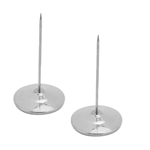TEHAUX 2 Stück Menü Single Socket Empfangsspitze Menügabel Rechnung Spitze Memohalter Papierspitze Büro-memo-halter Quittungshalter Für Büro Einnahmen Steigen Rostfreier Stahl Silver von TEHAUX