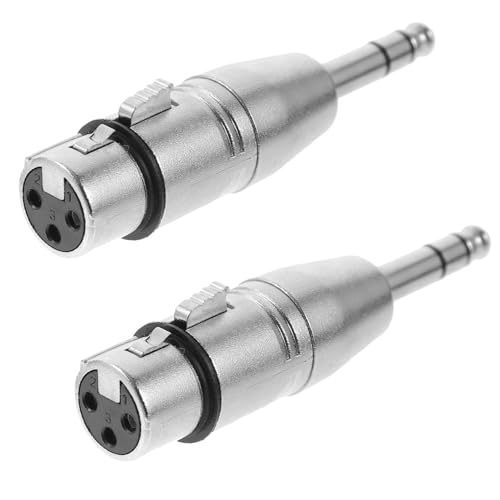 TEHAUX 2Stücke Xlr Audio Adapter Stereo Buchse Vielseitig Für Mikrofone Mischpulte Für Audio Anwendungen von TEHAUX