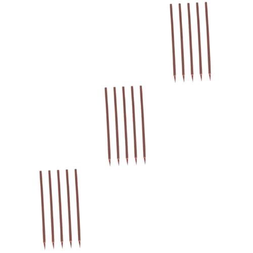 TEHAUX 3 Sätze Schreibpinsel Malen Kalligraphie Stift Tinte Tipp Groß Calligraphy Schreibübungen Drawing Pen Schüler Schreiben Briefpapier Praktische Pinselstifte Holz 5 Stücke * 3 von TEHAUX
