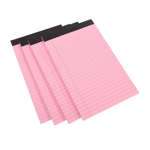 TEHAUX Bürobedarf – 4er-Pack Linierter Notizblock Notizblock Abreißnotizbuch Ideal Für Studenten Büroangestellte Größe A5 TEHAUX Bürobedarf – 4er-Pack Linierter Notizblock Notizblock Abreißnotizbuch Ideal Für Studenten Büroangestellte Größe A5 von TEHAUX