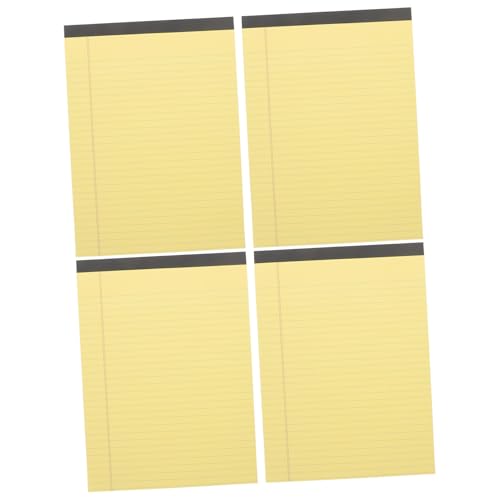 TEHAUX 4 Stück Papier Nehmen Schreibtisch Notizbücher Meeting-notizbuch Mini-notizblock Kleiner Notizblock Desktop Whiteboard Trocken Abwischbar Notizblock Süß Notizbuch Yellow Papier von TEHAUX