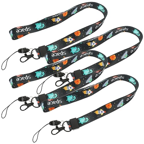 TEHAUX 4Stücke Cartoon Handy Hängeseile Lange Id Karten Lanyards für Dekorative Umhängebänder Leicht und Multifunktional für Handys und Schlüsselanhänger für DIY Projekte TEHAUX 4Stücke Cartoon Handy Hängeseile Lange Id Karten Lanyards für Dekorative Umhängebänder Leicht und Multifunktional für Handys und Schlüsselanhänger für DIY Projekte von TEHAUX