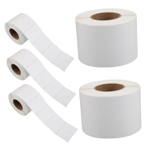 TEHAUX 5 Rollen Etiketten Für Thermodirektdrucker, Blanke Versandetiketten, Adressetiketten, Rolle, Paketverpackungsetiketten Zum Versenden Von Barcodes TEHAUX 5 Rollen Etiketten Für Thermodirektdrucker, Blanke Versandetiketten, Adressetiketten, Rolle, Paketverpackungsetiketten Zum Versenden Von Barcodes von TEHAUX