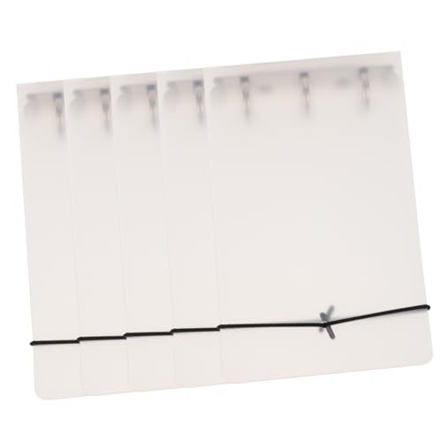 TEHAUX 5 Stück Bindemittelschale Notizbucheinband Klarer 3-loch-ordner Binderschale Büro Klarer Bindemittel Binder Notebook Notizbücher Ordnertaschen Ordnerschutzhüllen Hülse Pp von TEHAUX