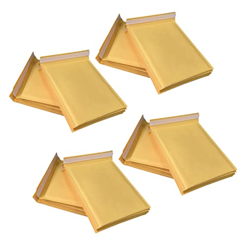 TEHAUX 50 Stück Blase Umschlag Tasche Versand Mailer Blasenverpackungsbeutel Packsäcke Umschläge für Blase Aufbewahrungsbeutel Express-Blasenbeutel Plastik Yellow TEHAUX 50 Stück Blase Umschlag Tasche Versand Mailer Blasenverpackungsbeutel Packsäcke Umschläge für Blase Aufbewahrungsbeutel Express-Blasenbeutel Plastik Yellow von TEHAUX