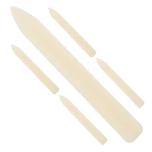 TEHAUX 5St Origami-Messer Knochenordner aus polierer für meserschefer ausstechplatte Werkzeug Knochenordner für die Buchbinderei Bastelbedarf aus Papier falten Karte echter Knochen von TEHAUX