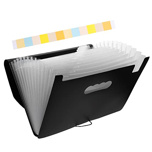 TEHAUX Aktenhalter Papier Aktenordnerhalter für den Schreibtisch Bindemittel Behälter zum Organisieren storage boxes aufbwahrungs-box Quittungsmappe Dateiorganisator Plastik Weiß von TEHAUX