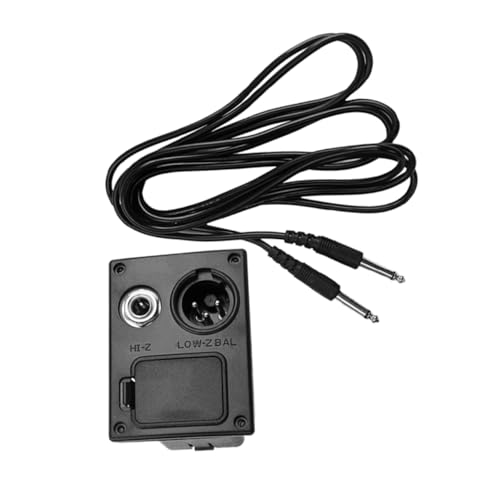 TEHAUX Batteriebox für Gitarre Eq Equalizer mit Kabel Flachmontage für Tonabnehmer von Akustikgitarre Bass Ukulele Einfacher Austausch Installation TEHAUX Batteriebox für Gitarre Eq Equalizer mit Kabel Flachmontage für Tonabnehmer von Akustikgitarre Bass Ukulele Einfacher Austausch Installation von TEHAUX