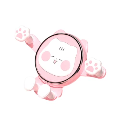 TEHAUX Fahrzeug Telefonhalter mit Cartoon Design Pinker Katzenpfoten Navigationsständer für Auto Entlüftung Stabiler Handyhalter für Sicheres Fahren Einfache Bedienung TEHAUX Fahrzeug Telefonhalter mit Cartoon Design Pinker Katzenpfoten Navigationsständer für Auto Entlüftung Stabiler Handyhalter für Sicheres Fahren Einfache Bedienung von TEHAUX