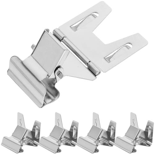 TEHAUX Klare Schilderklammern Für Die Warenpräsentation 5 Stück Tragbare Metallhalter Klammern Für Kuchenpapier-Tag-Displays Kleine Tag-Clips von TEHAUX