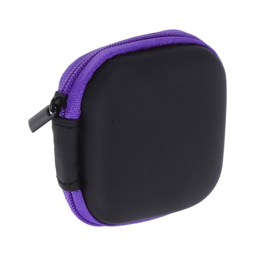 TEHAUX Kopfhörertasche Eva Mini Aufbewahrungsetui Für Kopfhörer USB Kabel Kleine Accessoires Tragbar Für Reisen Mit Weichem Futter Flexibler Netztasche von TEHAUX