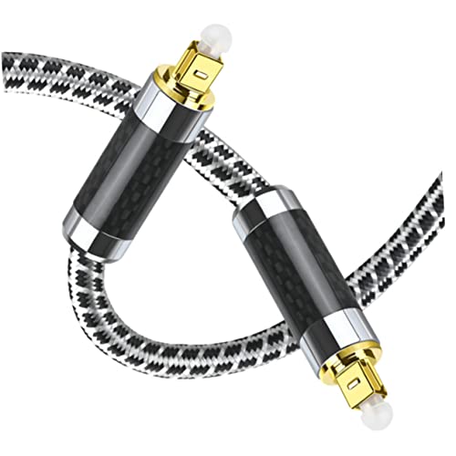TEHAUX Optisches Audiokabel Kabel für Heimkino Monitor Stabiler Kupferstecker für Audioübertragung an Lautsprecher TEHAUX Optisches Audiokabel Kabel für Heimkino Monitor Stabiler Kupferstecker für Audioübertragung an Lautsprecher von TEHAUX