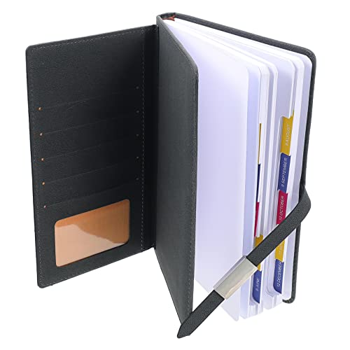 TEHAUX Planheft 2023 Wochenplaner Tägliches Tagebuch-notizbuch Tagesplaner Notizblock Kleiner Notizbuchkalender Whiteboard-kalender Arbeitsplaner Spiralnotizbücher Fünf Black Farbwechsel von TEHAUX