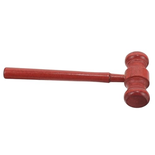 TEHAUX Richter Hammer aus Holz für Gavel Handgefertigt für Rollenspiele für Perfektes zu Feiertagen und Anlässen von TEHAUX