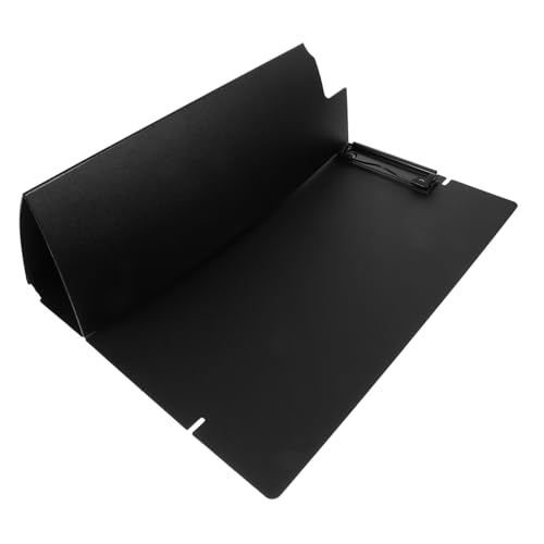 TEHAUX Schreibtafelblock Dokumentenmappe mit Klemmbrett Ordnerbrett Klemmbinder Klassenzimmer-Klemmbretter Ordner-Organizer für den Schreibtisch Klappbares Klemmbrett Metall Black TEHAUX Schreibtafelblock Dokumentenmappe mit Klemmbrett Ordnerbrett Klemmbinder Klassenzimmer-Klemmbretter Ordner-Organizer für den Schreibtisch Klappbares Klemmbrett Metall Black von TEHAUX