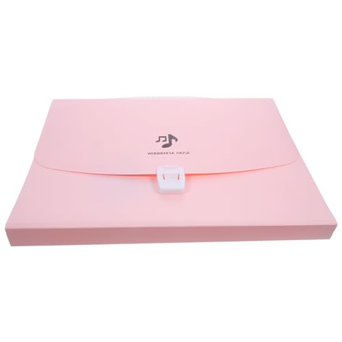TEHAUX Tragbare Orgel tasche Organizer für Office-Dokumente Kunststoffmappen für Dokumente Akkordeondateiorganisator Ordner Schulmappen Quittungsinhaber Plastik Rosa TEHAUX Tragbare Orgel tasche Organizer für Office-Dokumente Kunststoffmappen für Dokumente Akkordeondateiorganisator Ordner Schulmappen Quittungsinhaber Plastik Rosa von TEHAUX