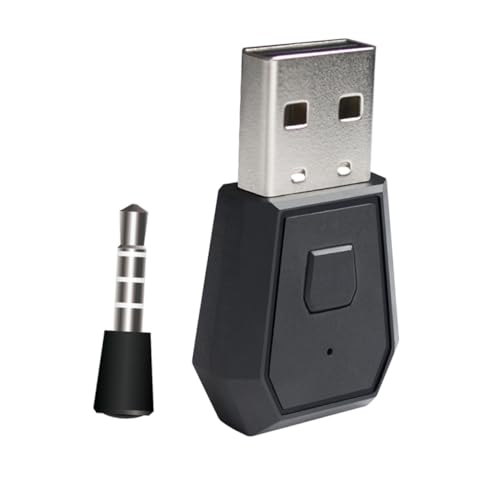 TEHAUX USB Adapter Transmitter Für Spielmaschine Kabelloser Kopfhörer Dongle Tragbares Design Kompatibel Mit Audiogeräten Für Kabelloses Gaming TEHAUX USB Adapter Transmitter Für Spielmaschine Kabelloser Kopfhörer Dongle Tragbares Design Kompatibel Mit Audiogeräten Für Kabelloses Gaming von TEHAUX