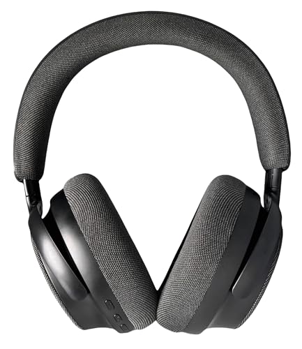 TEISCHE Kabellose Kopfhörer mit Bluetooth 5.3, 40H Autonomie, klarer Klang mit starkem Bass, zusammenklappbar und verstellbar, Mikrofon für Anrufe, bequem und kompatibel (Schwarz) von TEISCHE