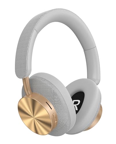 TEISCHE kabellose Bluetooth 5.3 Kopfhörer Over-Ear Wireless Kopfhörer mit aktiver Geräuschunterdrückung Stereoklang und kraftvoller Bass 40 Stunden Akkulaufzeit Geeignet für iPhone/iPad/Android von TEISCHE