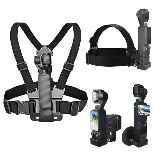Osmo Pocket 3 Brusthalterung Kopfgurt Rucksack Clip Magnetische Halterung Kompatibel mit DJI Osmo Pocket 3, Schnellverschluss-Magnethalterung, Verstellbarer Kameragurt für Vlogging, Osmo Pocket 3 Osmo Pocket 3 Brusthalterung Kopfgurt Rucksack Clip Magnetische Halterung Kompatibel mit DJI Osmo Pocket 3, Schnellverschluss-Magnethalterung, Verstellbarer Kameragurt für Vlogging, Osmo Pocket 3 von TEKCAM