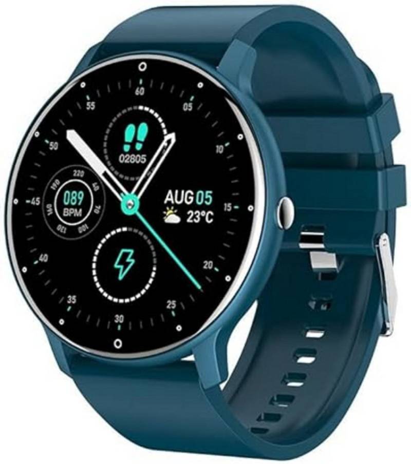TEKMAGIC Ultradünn mit Fitness Schrittzähler Funktionen Blutsauerstoff Smartwatch (1.28 Zoll, Andriod iOS), mit Blutdruck,Schlafüberwachung NachrichtenSynchronisierenUnterstützen von TEKMAGIC