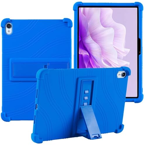 TEKNET Schutzhülle für Huawei MatePad 11.5 (2023) BTK-W00 BTK-W09, leicht, stoßfest, Silikon, mit Ständer, faltbar, starr, rutschfest, Fallschutz (blau) von TEKNET