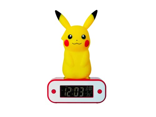 Teknofun - Pokemon Pikachu Light Up Alarm Clock - Wecker - 811359 von TEKNOFUN