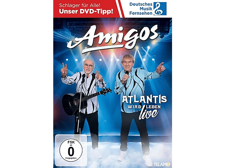 Die Amigos - Atlantis wird leben-Live Edition (DVD) von TELAMO