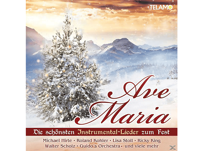 VARIOUS - Ave Maria,Die Schönsten Instrumental-Lieder Z.Fest (CD) von TELAMO