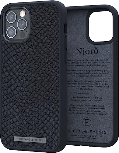 Njord byELEMENTS Lachs Leder Case - Hülle passend für iPhone 12 Pro Max - Dunkelgrau Njord byELEMENTS Lachs Leder Case - Hülle passend für iPhone 12 Pro Max - Dunkelgrau von Njord byELEMENTS