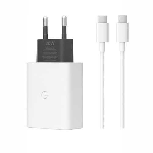 30W USB-C-Ladegerät GA02275-EU USB Schnellladegerät mit USB C 1.8M Ladekabel Netzteil Adapter für Original Google Pixel 8 8Pro 7 7Pro 6 6a 6 Pro 5 5a 5G 4 4a 4a 5G 4XL 3, Pixel Fold Chromebook von TELEFONMAX