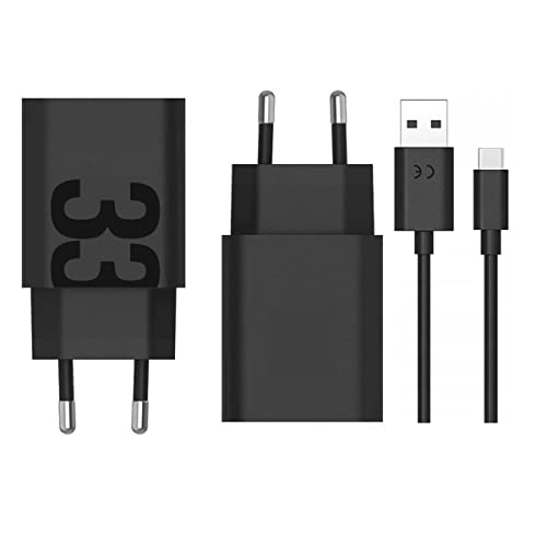 33W Turbo Power Ladegerät für Original Motorola USB A zu Typ C Ladekabel Adapter Netzteil für Motorola Edge 30 Edge 20 Moto G82 G73 G53 G52 G31 G23 G22 G13 G200 G100 Moto G9 G9 Plus G8 G7 von TELEFONMAX