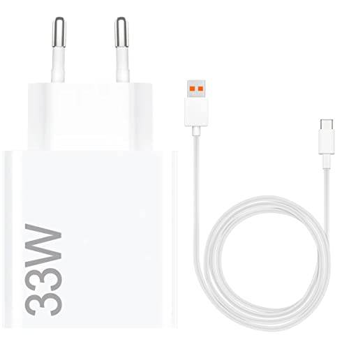 33W Turbocharge Ladegerät 1.5M USB C Ladekabel Schnellladegerät Adapter für Xiaomi Mi13 13Pro Mi12 12 Pro Mi11 11 Ultra Redmi Note 12 12 Pro 12 Note 11 Pro 11 10 10 Pro Poco X5 X5 Pro X4 X3 F4 GT von TELEFONMAX