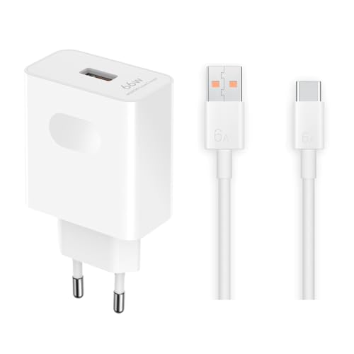 66W Supercharge Ladegerät für Huawei Honor Ladegerät HW-110600E00 6A USB C Ladekabel Adapter Netzteil für Original Honor Magic6 6Pro 6Lite 5 5Pro Honor 100 90 80 70 MagicPad 13 Honor Pad X9 X8 von TELEFONMAX