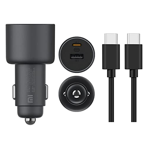 Autoladegerät Kfz Adapter für Original Xiaomi 100W Power Delivery, Turbocharge USB C Ladekabel Xiaomi Mi12S Mi12 Mi12 Pro Mi11 Mi11 Ultra Mi10 Poco F4 GT X4 X4 Pro X3 X3 Pro Redmi Note 11 10 9 von TELEFONMAX