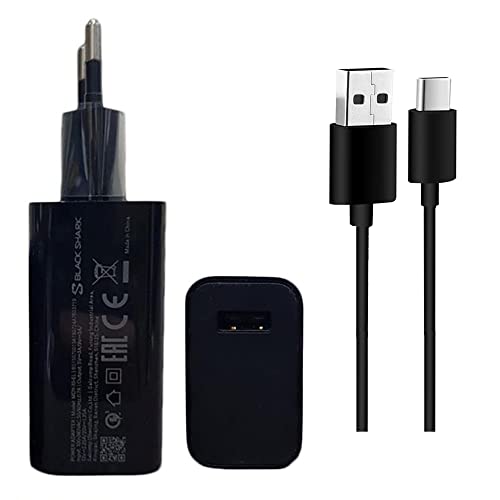 Ladegerät für Original Black Shark Schnellladegerät MDY-10-EL 27W Netzteil USB C Ladekabel für Original Xiaomi Black Shark 5 5 Pro, Black Shark 4 4S 4 Pro, Black Shark 3 3Pro 2 2Pro von TELEFONMAX