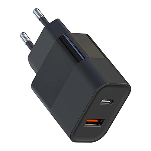 Schnellladegerät Dual Port USB C Power Adapter GAN Fast Charge 48W Netzteil passend für Samsung Galaxy S21 S21FE S21+ S20FE S20 S20 Ultra S10 S9 S8 A72 A52s 5G A52 A12 M12 A51 A32 5G Tablet schwarz Schnellladegerät Dual Port USB C Power Adapter GAN Fast Charge 48W Netzteil passend für Samsung Galaxy S21 S21FE S21+ S20FE S20 S20 Ultra S10 S9 S8 A72 A52s 5G A52 A12 M12 A51 A32 5G Tablet schwarz von TELEFONMAX